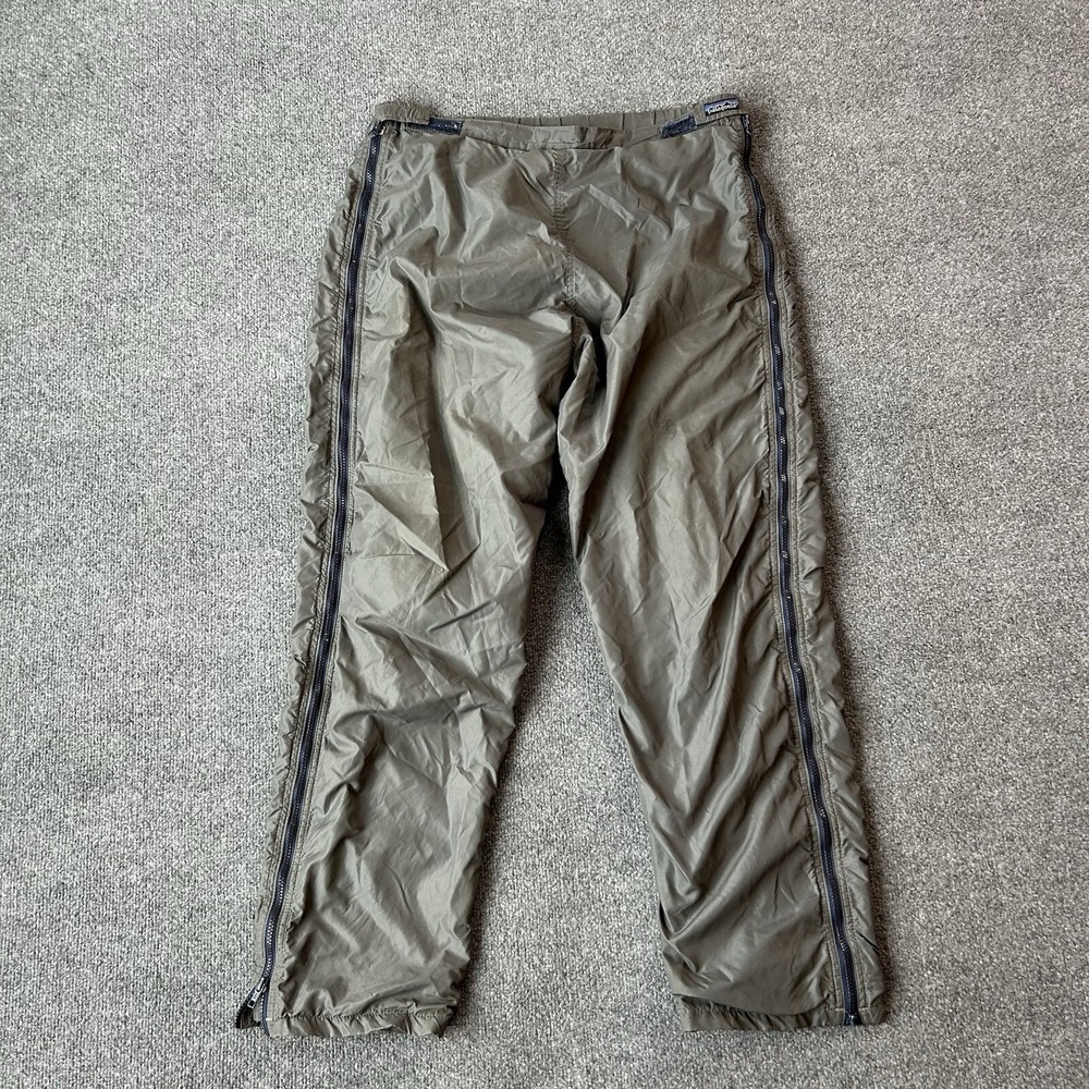 Patagonia Pants Mens Extra Large Fleece Lined Full Zip Grey VTG USA Made 38 X32‎